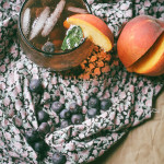 Peach Iced Tea Lemonade (Homemade!) - Vegetarian 'Ventures