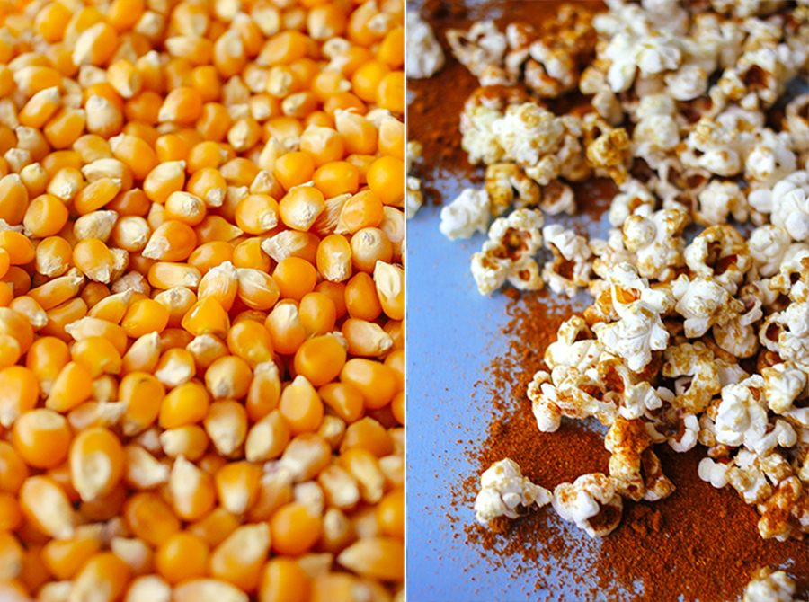 Sweet & Salty Curry Molasses Popcorn