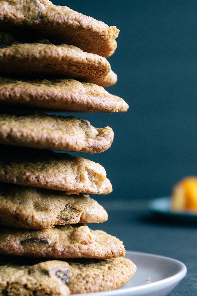 Dark Chocolate & Apricot Oatmeal Cookies