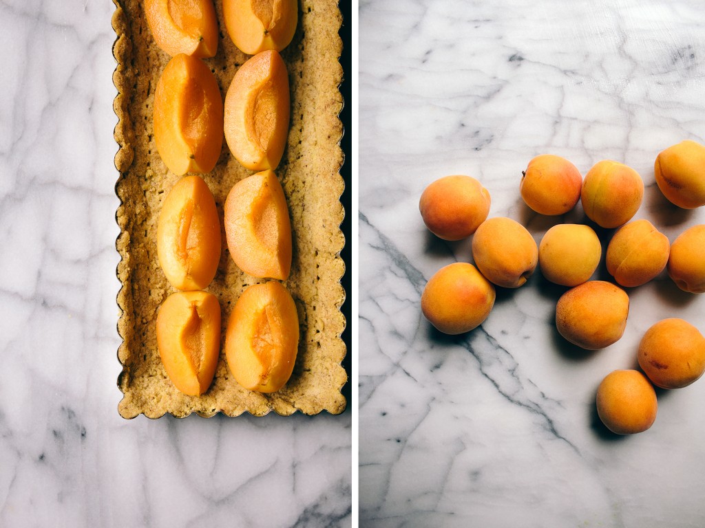 Blueberry Apricot Tart with Pistachio Crust