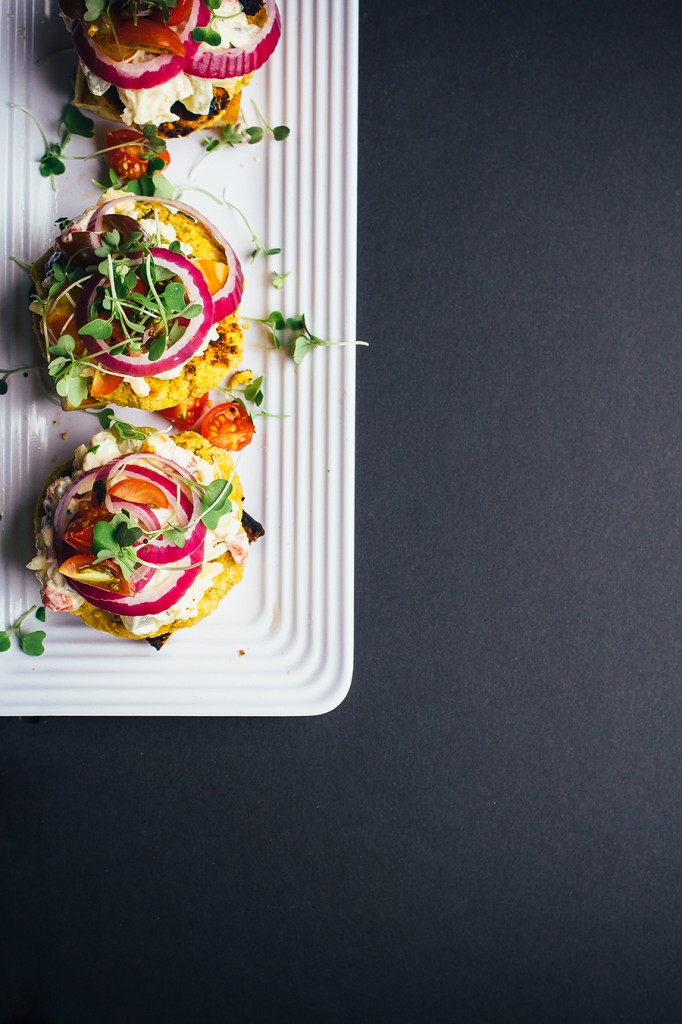 Farmer's Garden Stuffed Pimiento Cheese Veggie Burgers