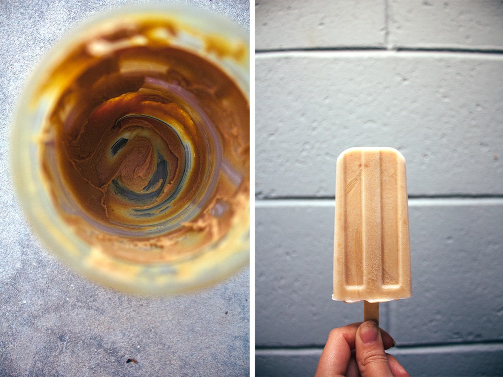 photo college showing pupsicle mixture and frozen dog popsicle