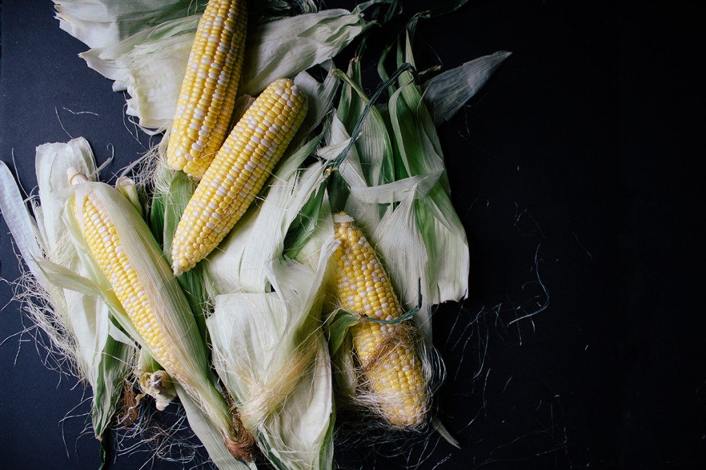 Vegan Corn Cream Soup With Cornbread Croutons