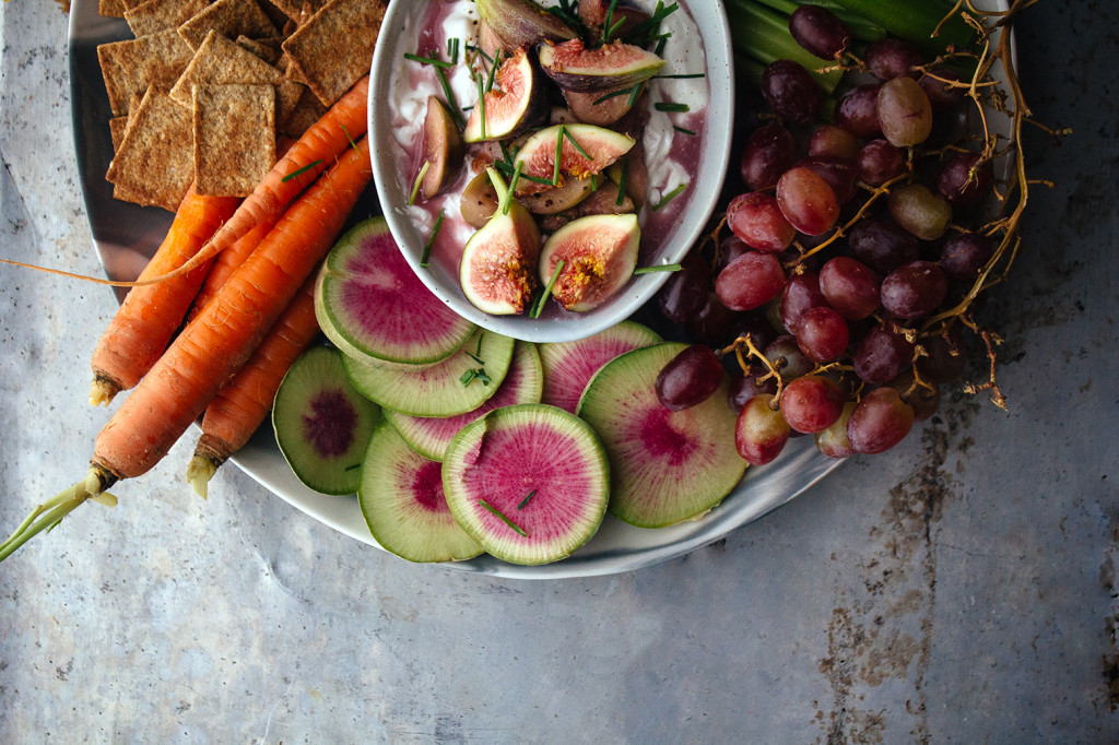 Goat Cheese Dip With Red Wine Figs