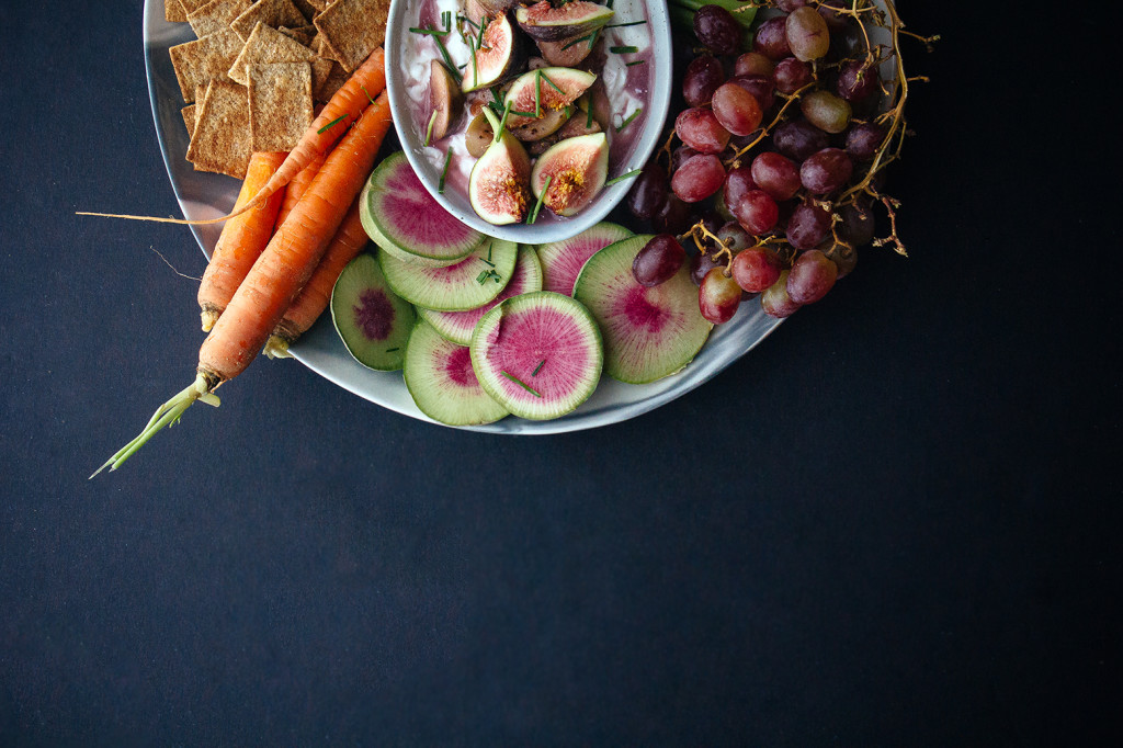 Goat Cheese Dip With Red Wine Figs