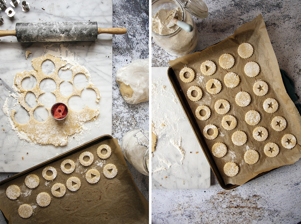 Holiday Cookie Tray: Linzer Cookies With Vegan Dulce De Leche