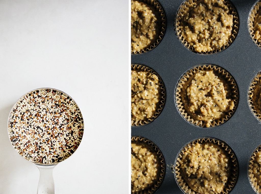 Blood Orange & Quinoa Muffins with Crystalized Ginger-Thyme Butter