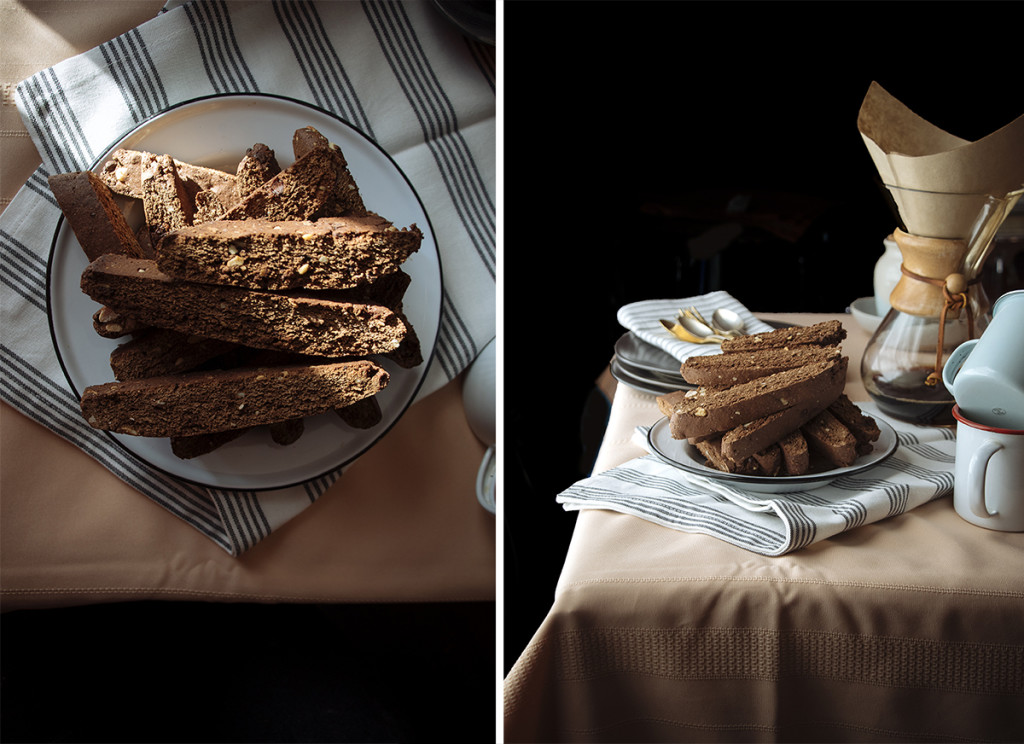 Chocolate Espresso Almond Biscotti