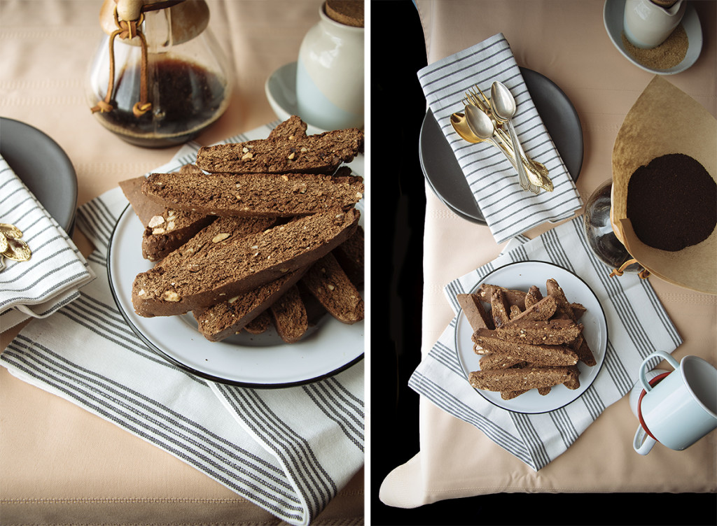 Chocolate Espresso Almond Biscotti