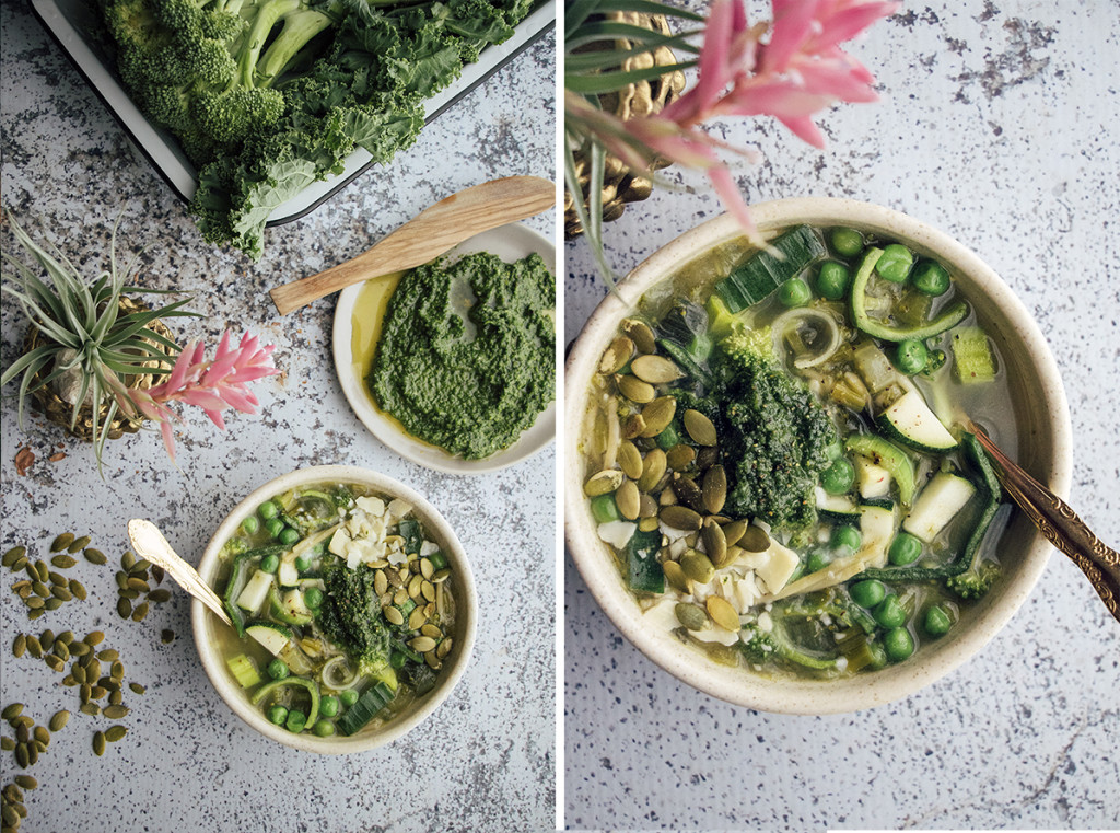 minestrone with kale