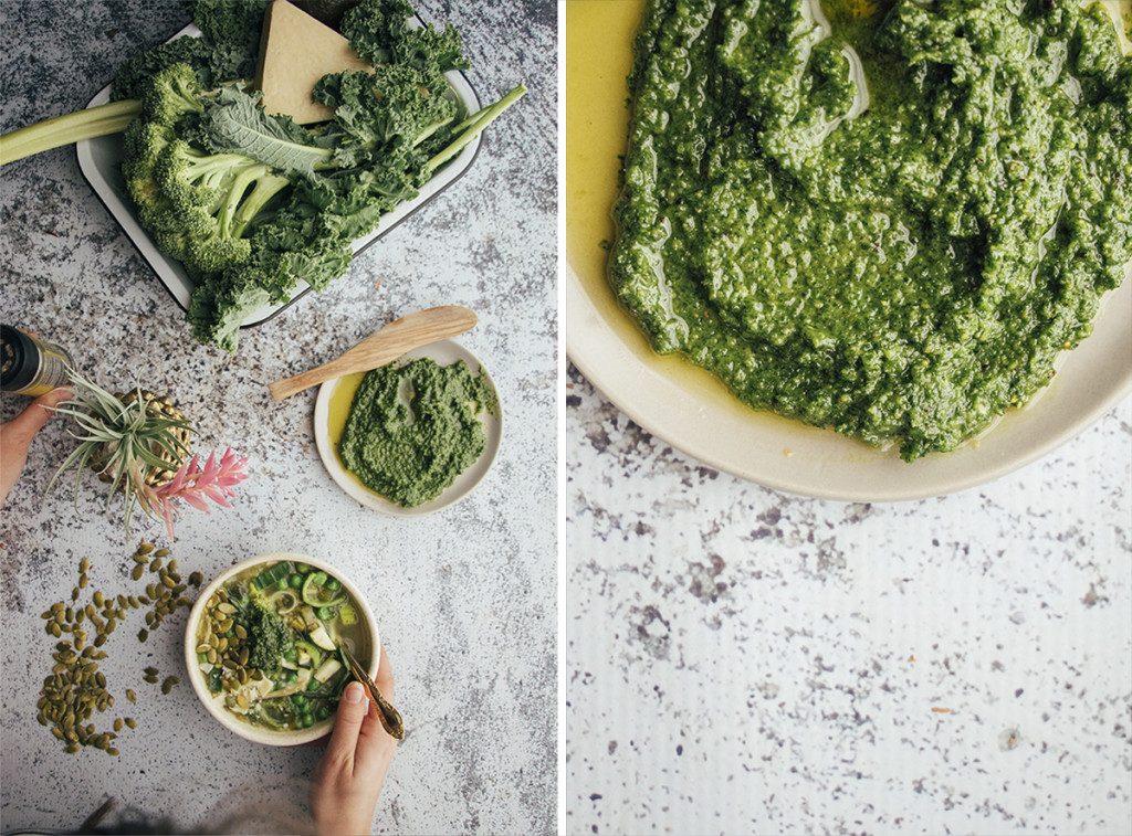 minestrone with kale