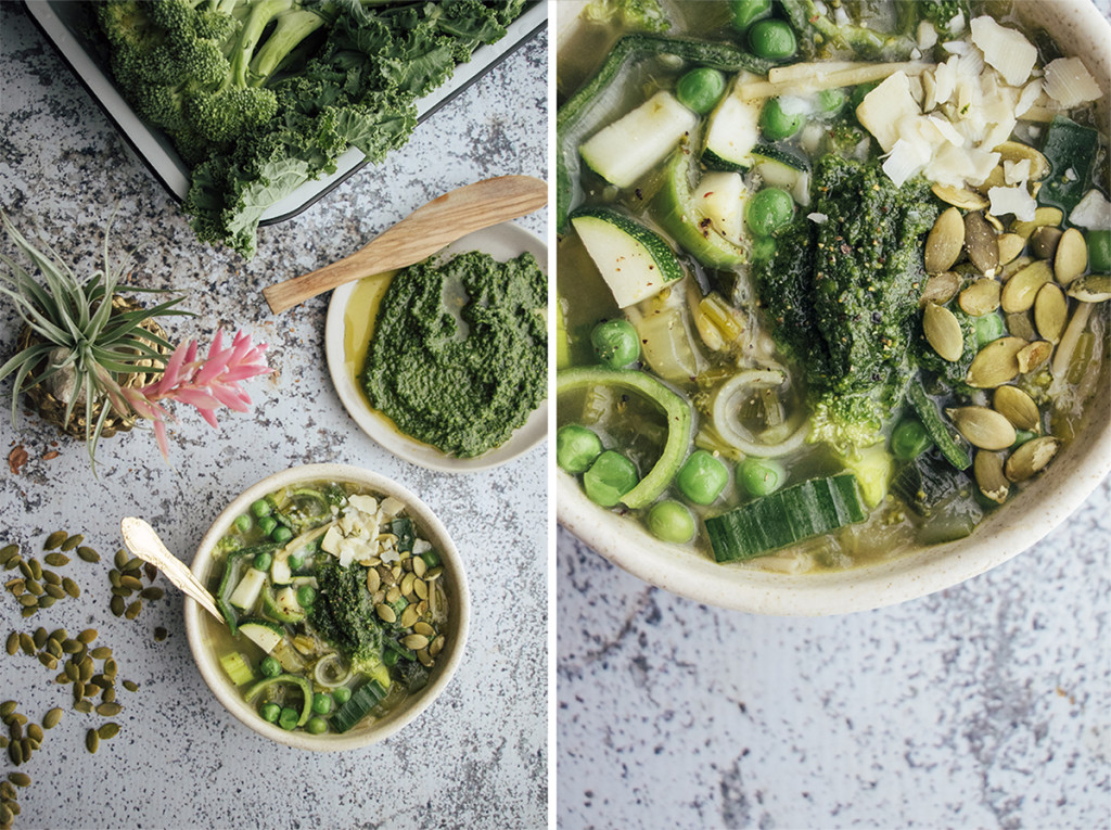 minestrone with kale