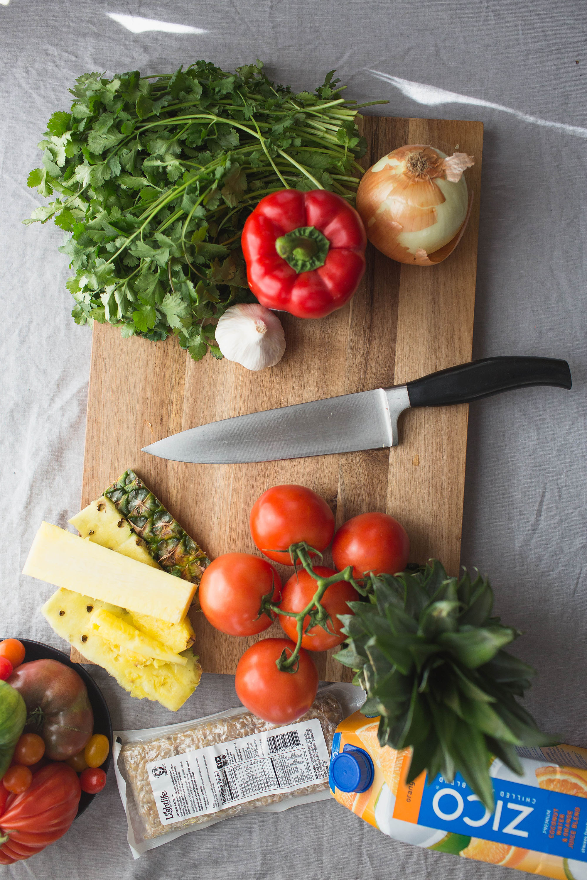 Sweet and Sour Tempeh Rice