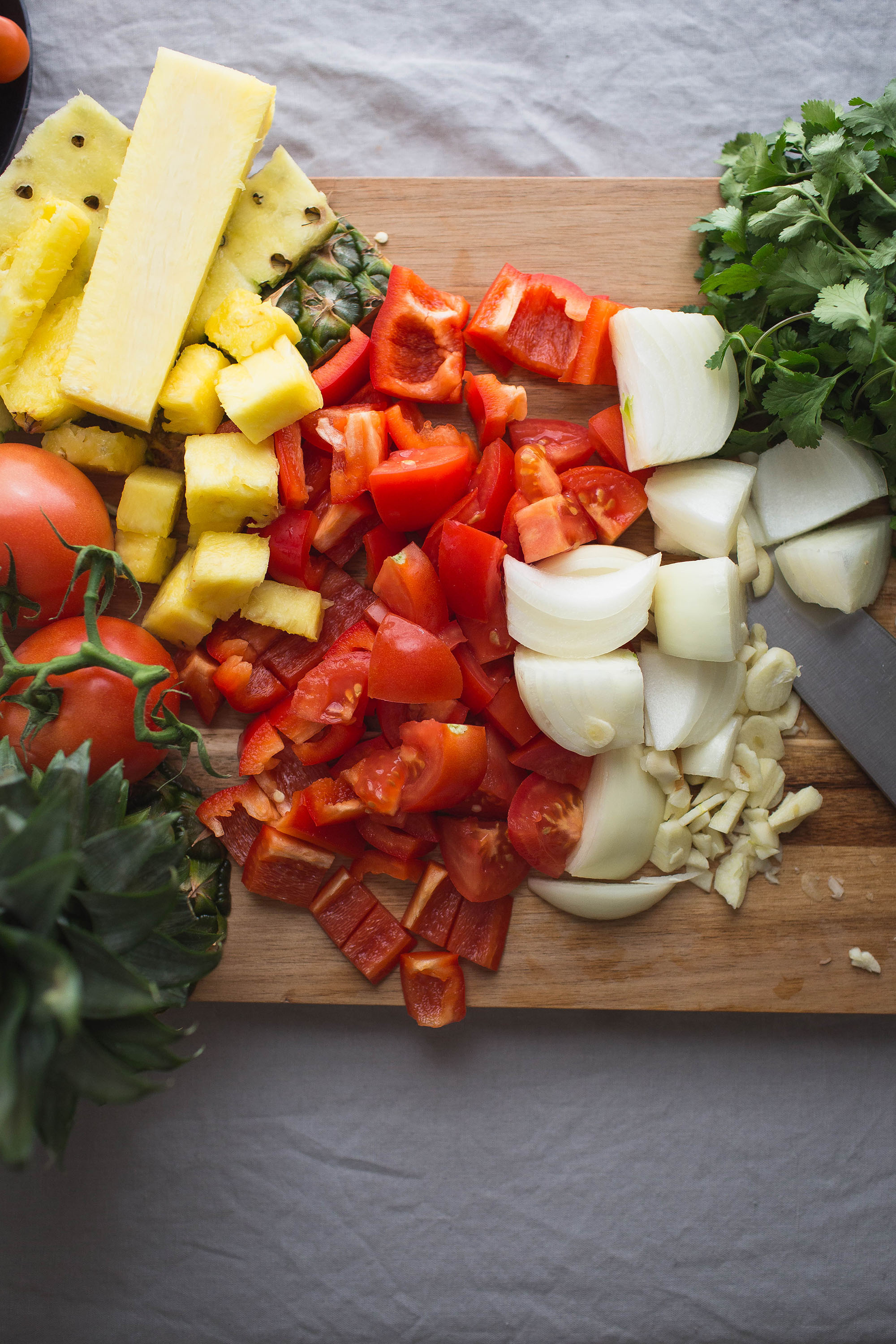 Sweet and Sour Tempeh Rice