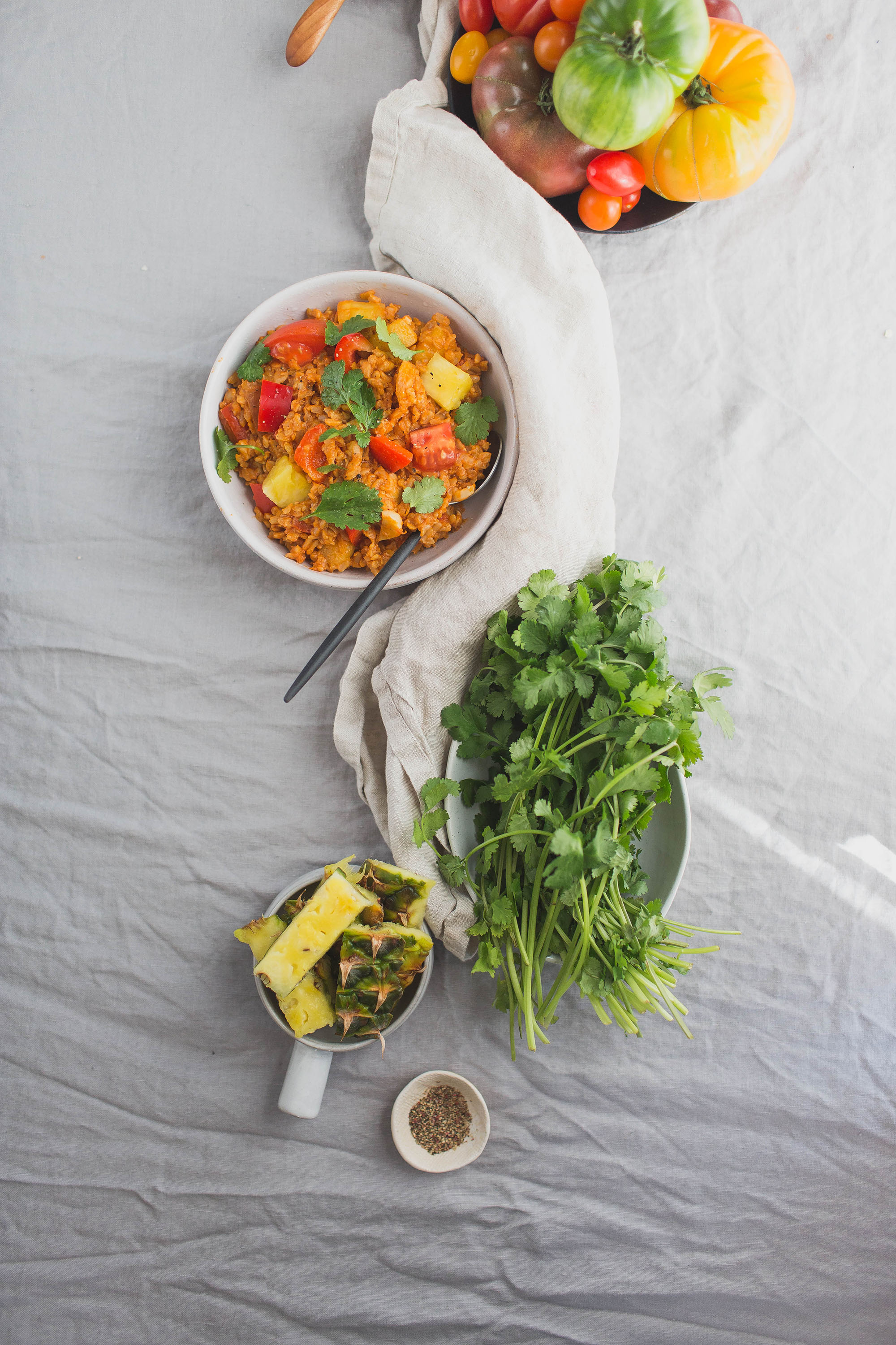 Sweet and Sour Tempeh Rice