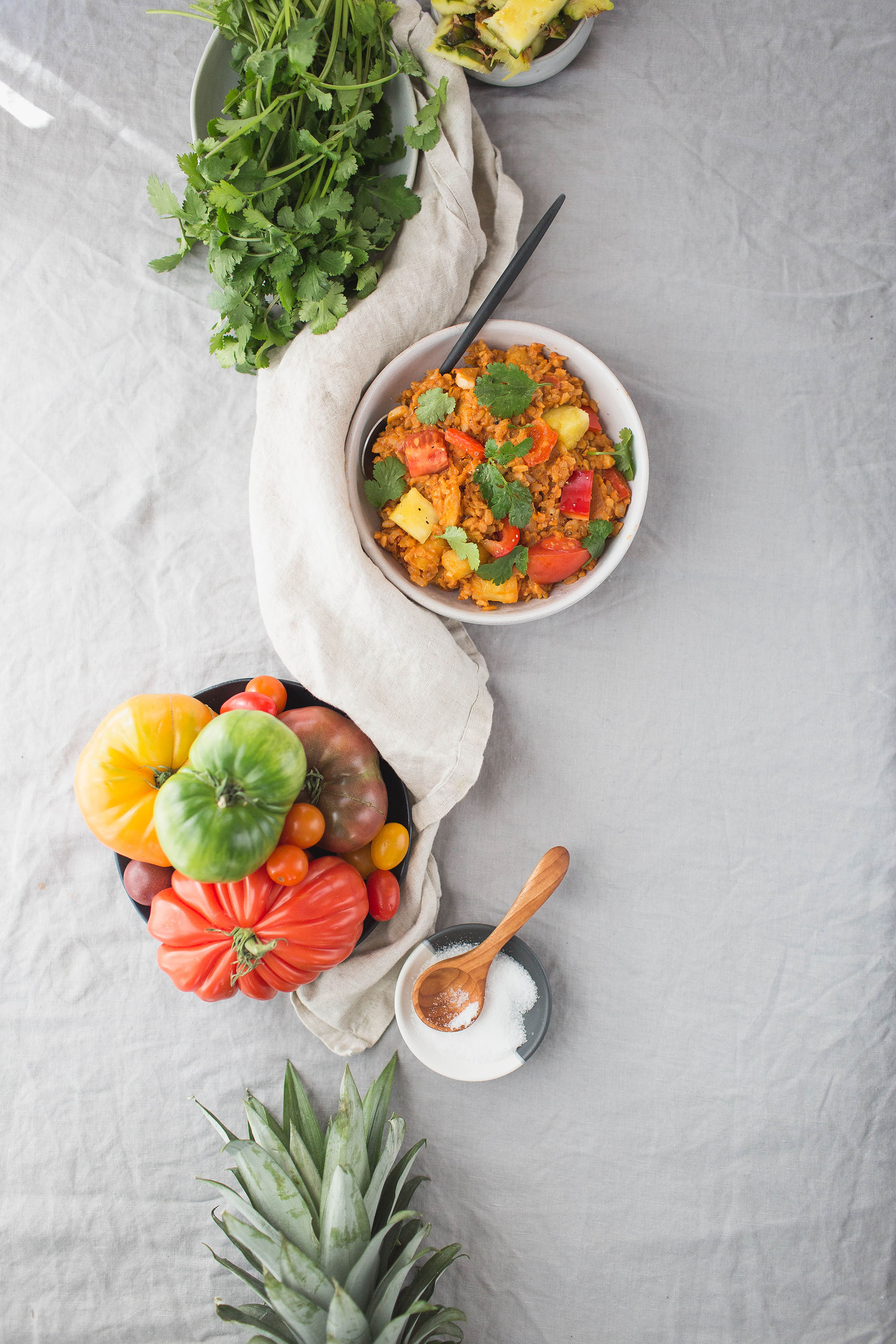 Sweet and Sour Tempeh Rice