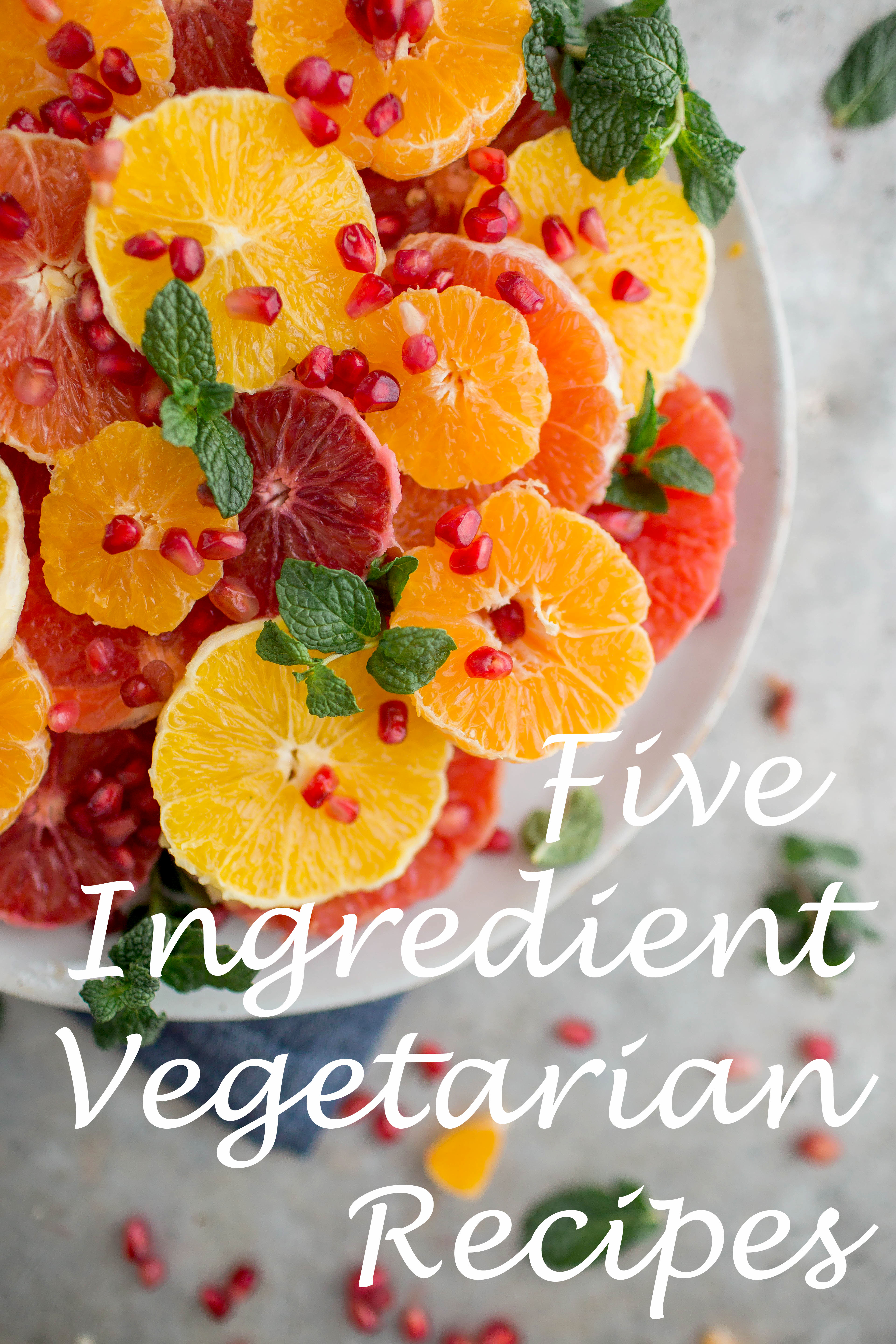 5 Ingredient Vegetarian Recipes