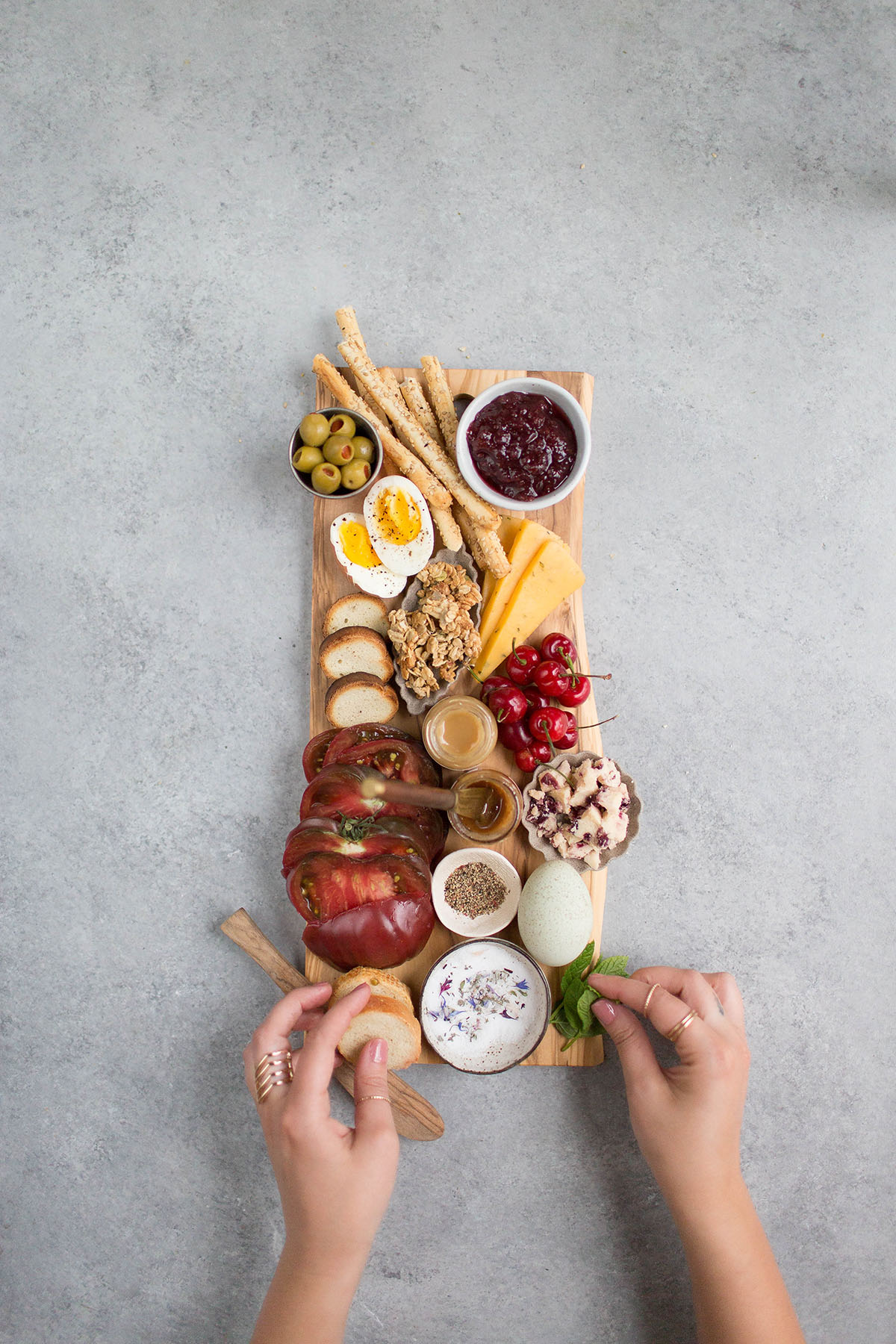 A Simple Brunch Charcuterie Board