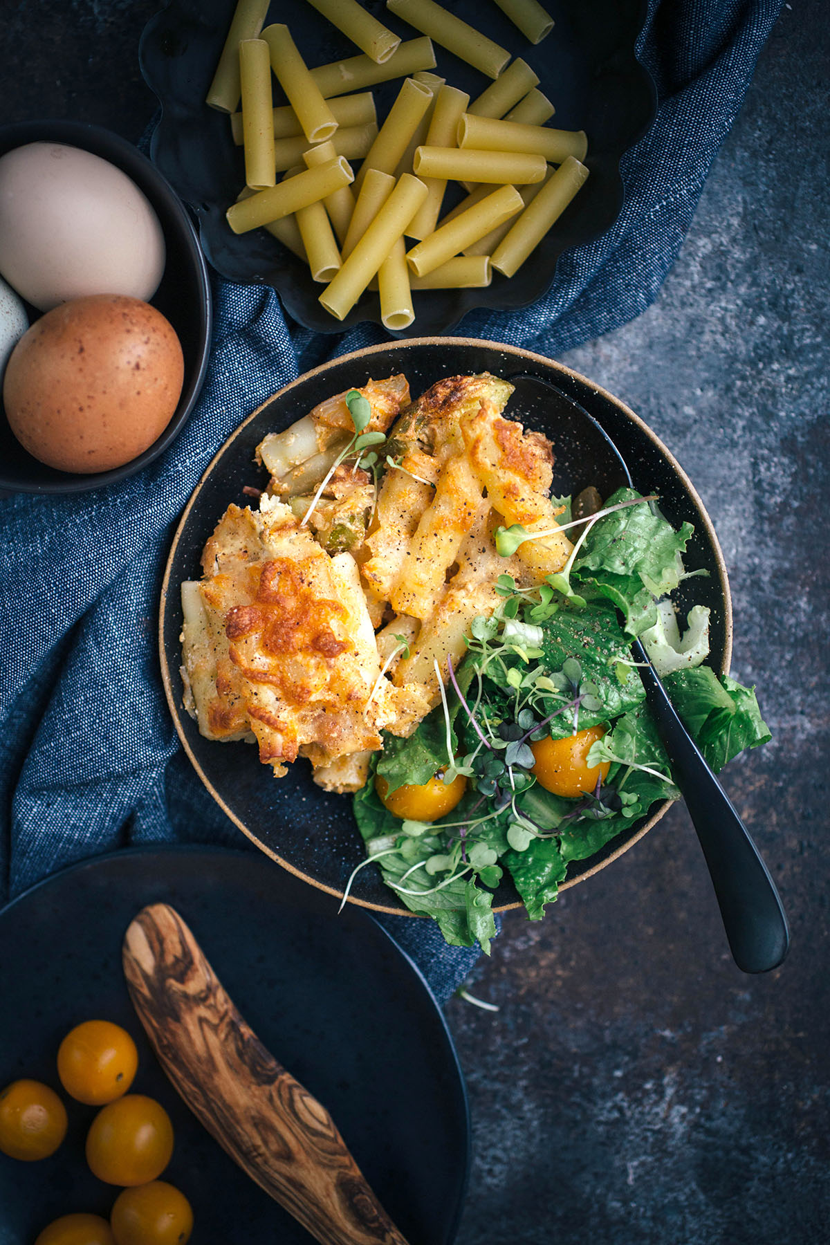 Vegetarian Baked Ziti (+ ChorizoSpiced Chickpeas) Vegetarian 'Ventures