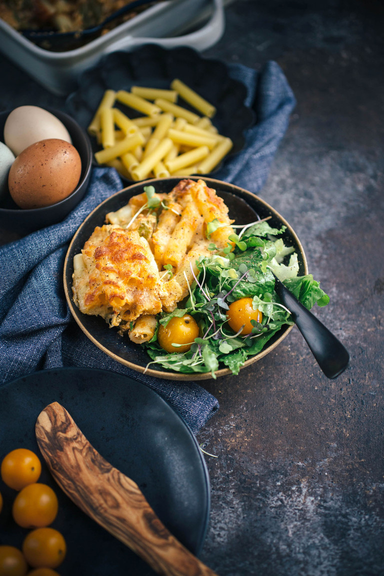 Vegetarian Baked Ziti (+ ChorizoSpiced Chickpeas) Vegetarian 'Ventures