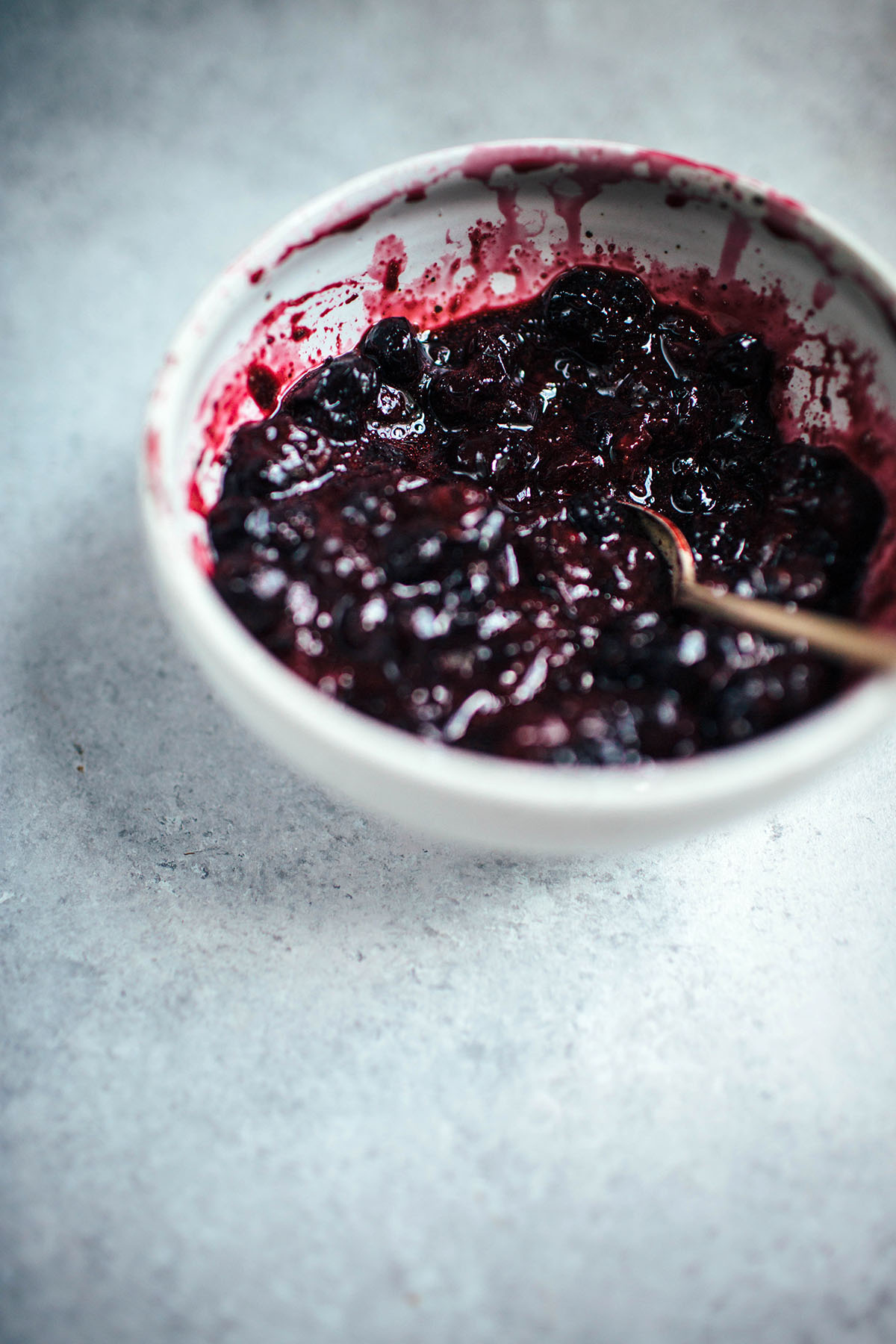 Roasted Blueberry Lavender Popsicles