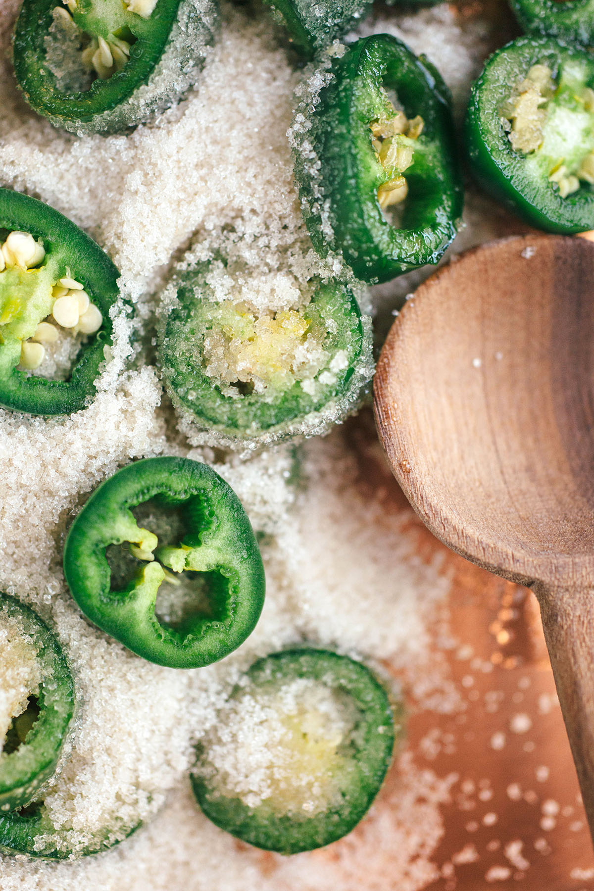 making a jalapeno simple syrup for watermelon soda