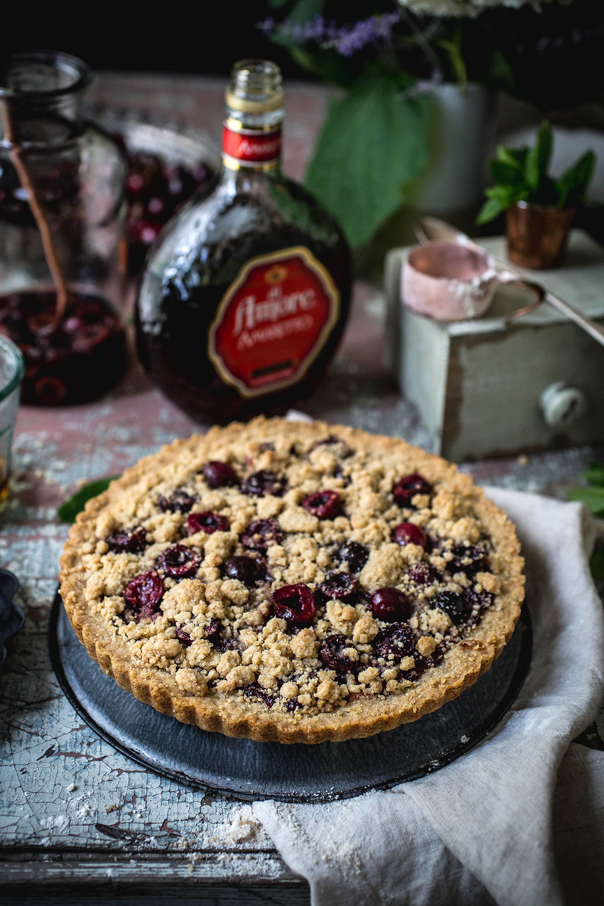 Cherry Shortbread Cookie Slices