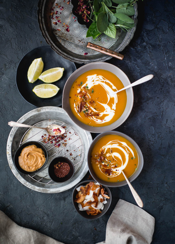 vegetarian soup recipe with peanuts and sweet potatoes