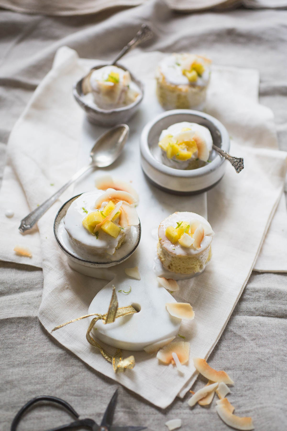 Triple Coconut "Tres Leches" Cake With Mango & Lime