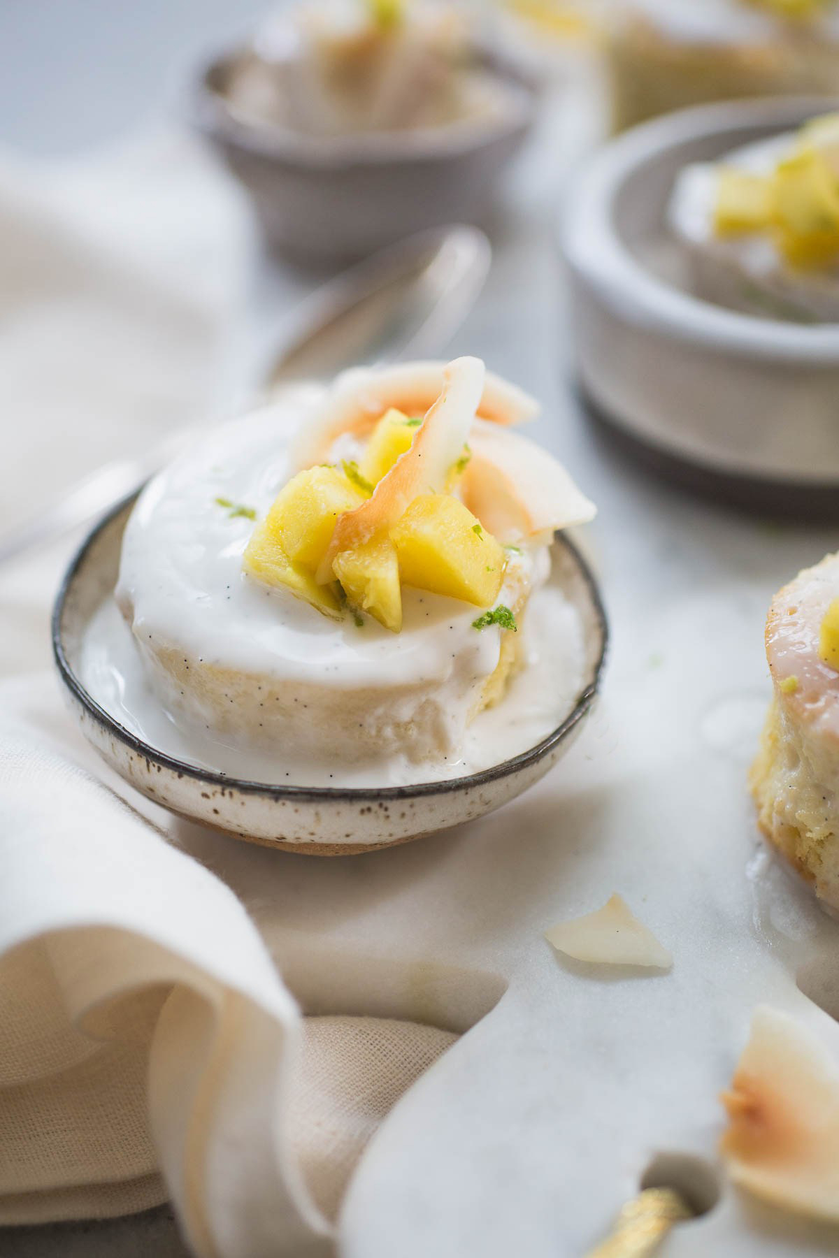 Triple Coconut "Tres Leches" Cake With Mango & Lime