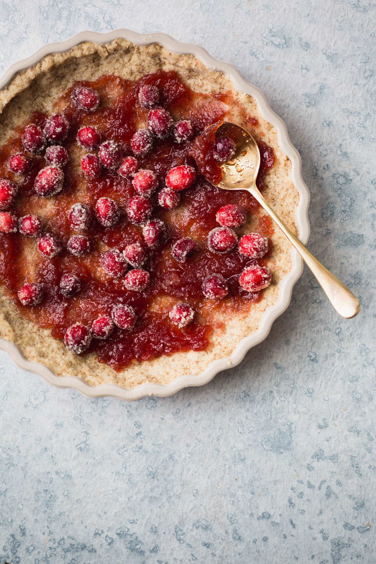 Cranberry Shortbread Slices