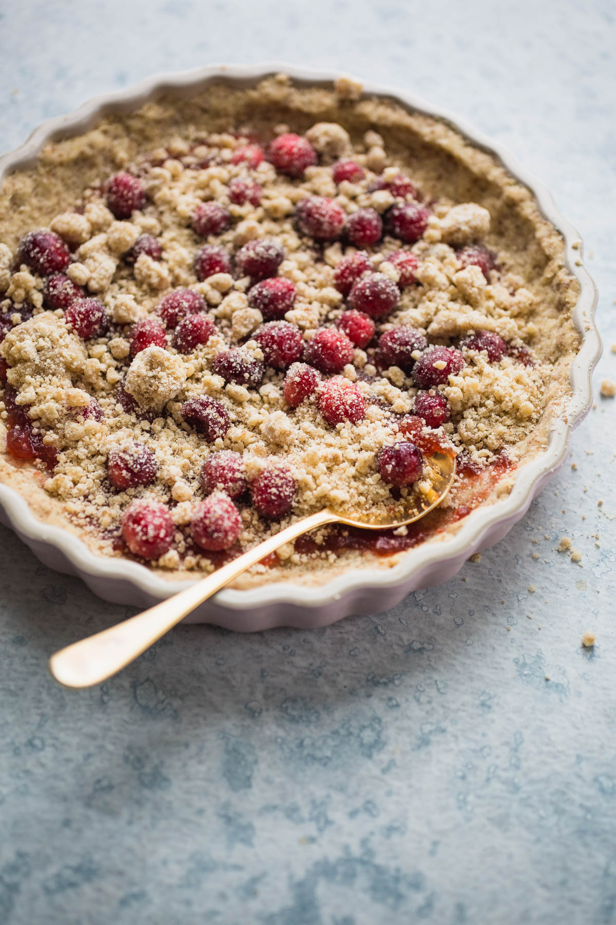 Cranberry Shortbread Slices