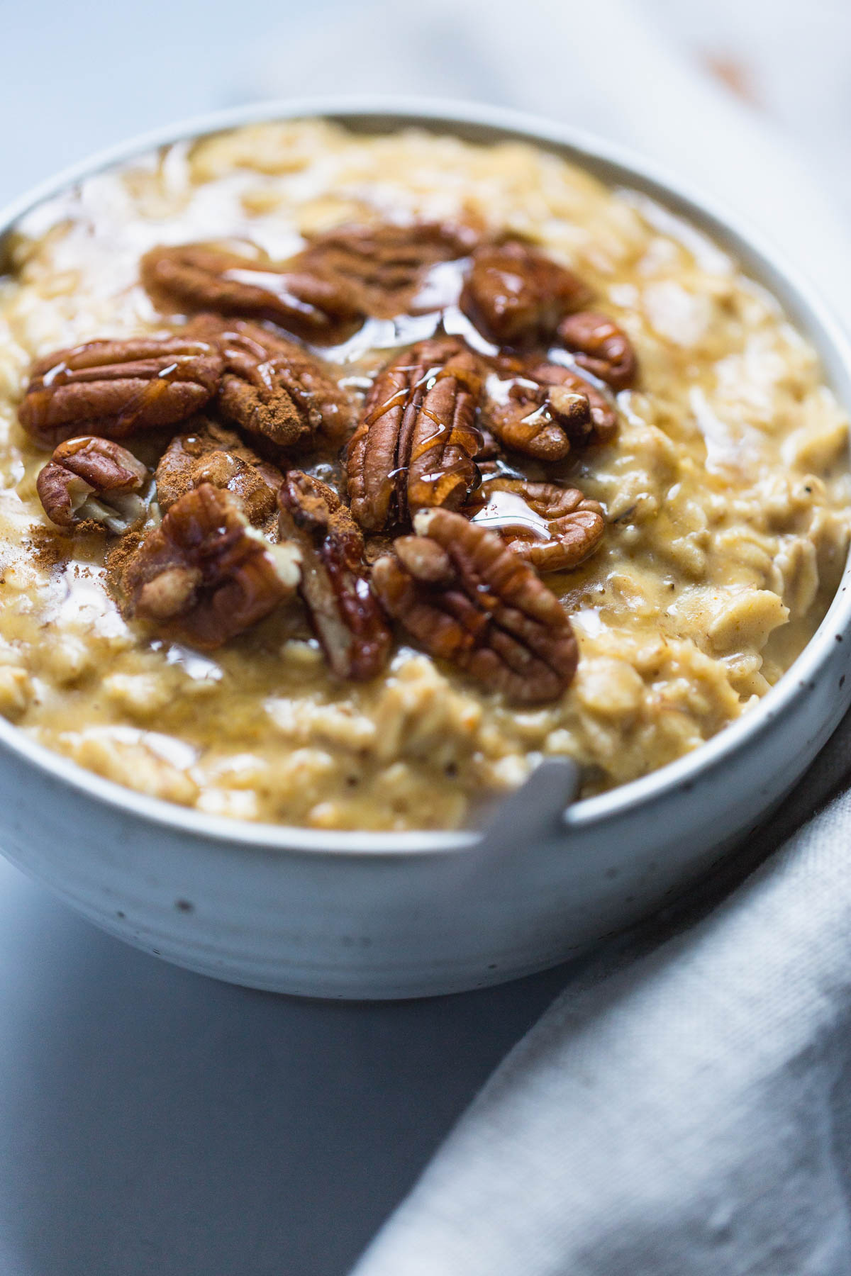 Pumpkin Eggnog Oatmeal