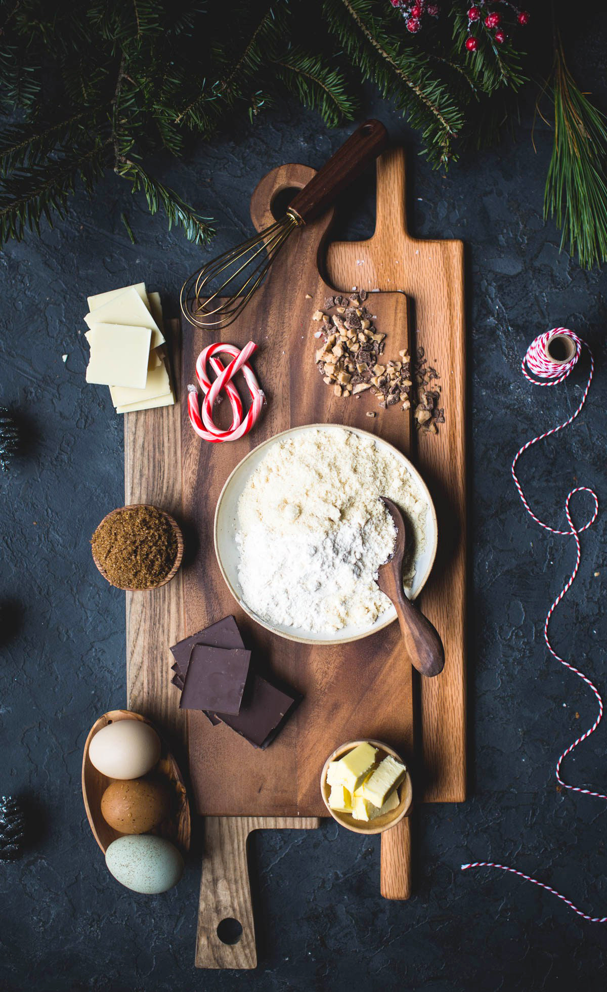 Almond Toffee Shortbread Cookies