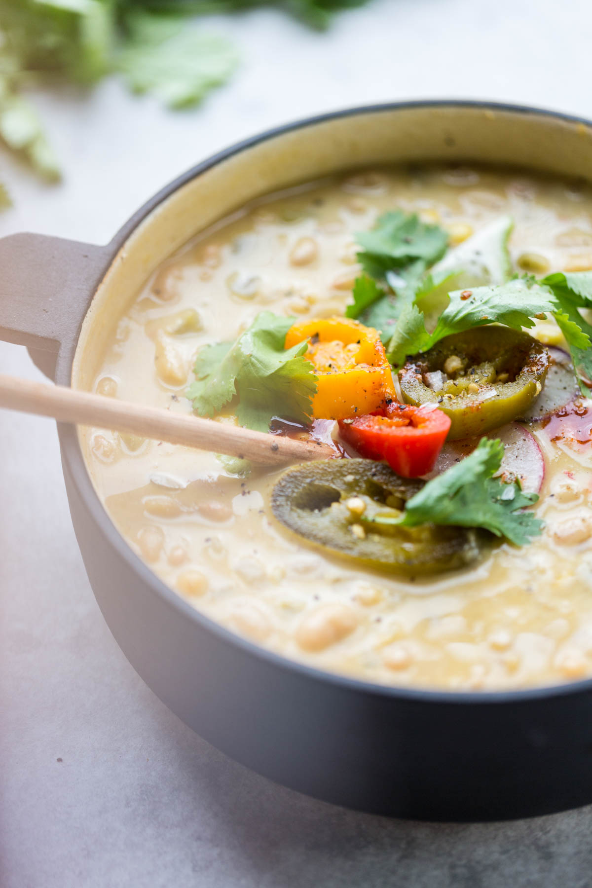 vegetarian white chili