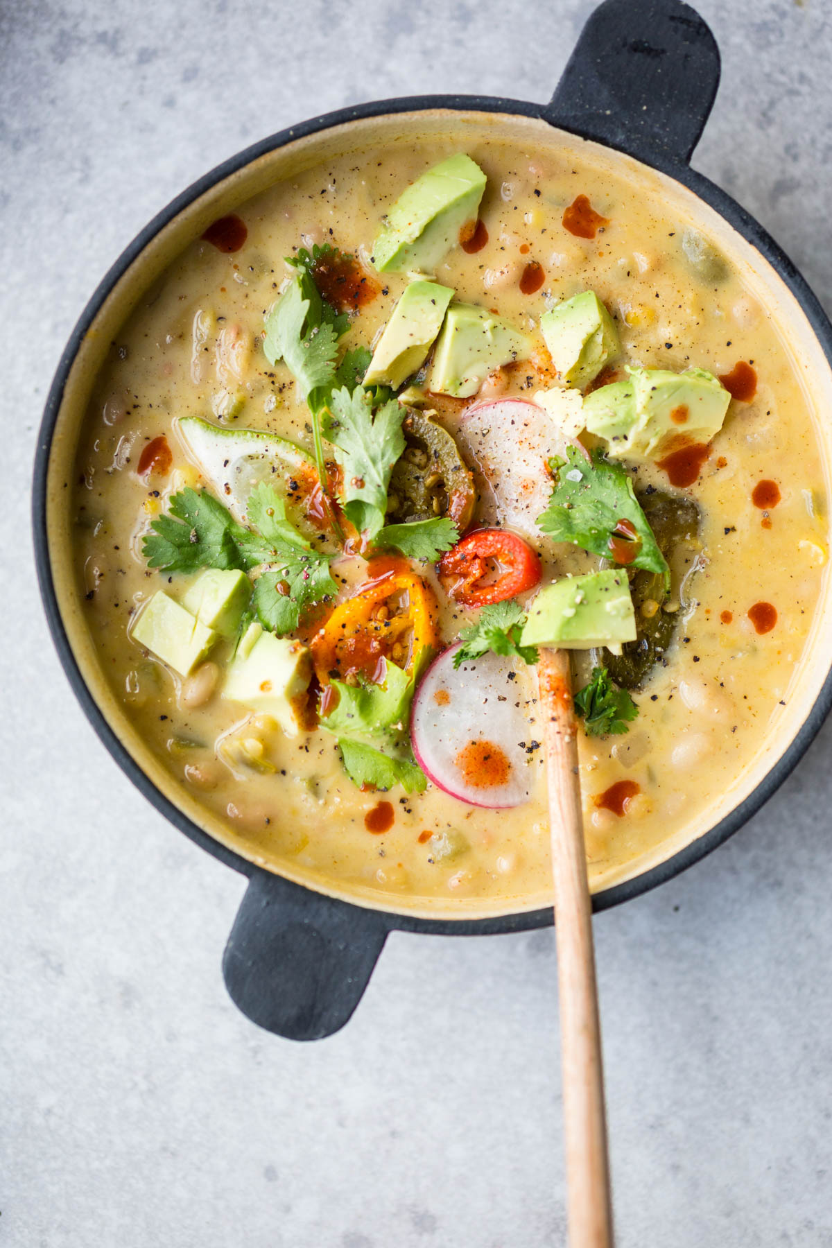 vegetarian white chili