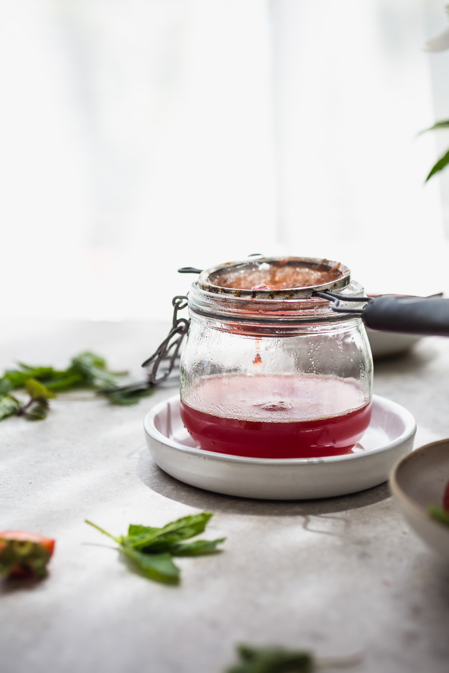 Strawberry Rhubarb Gin & Tonic