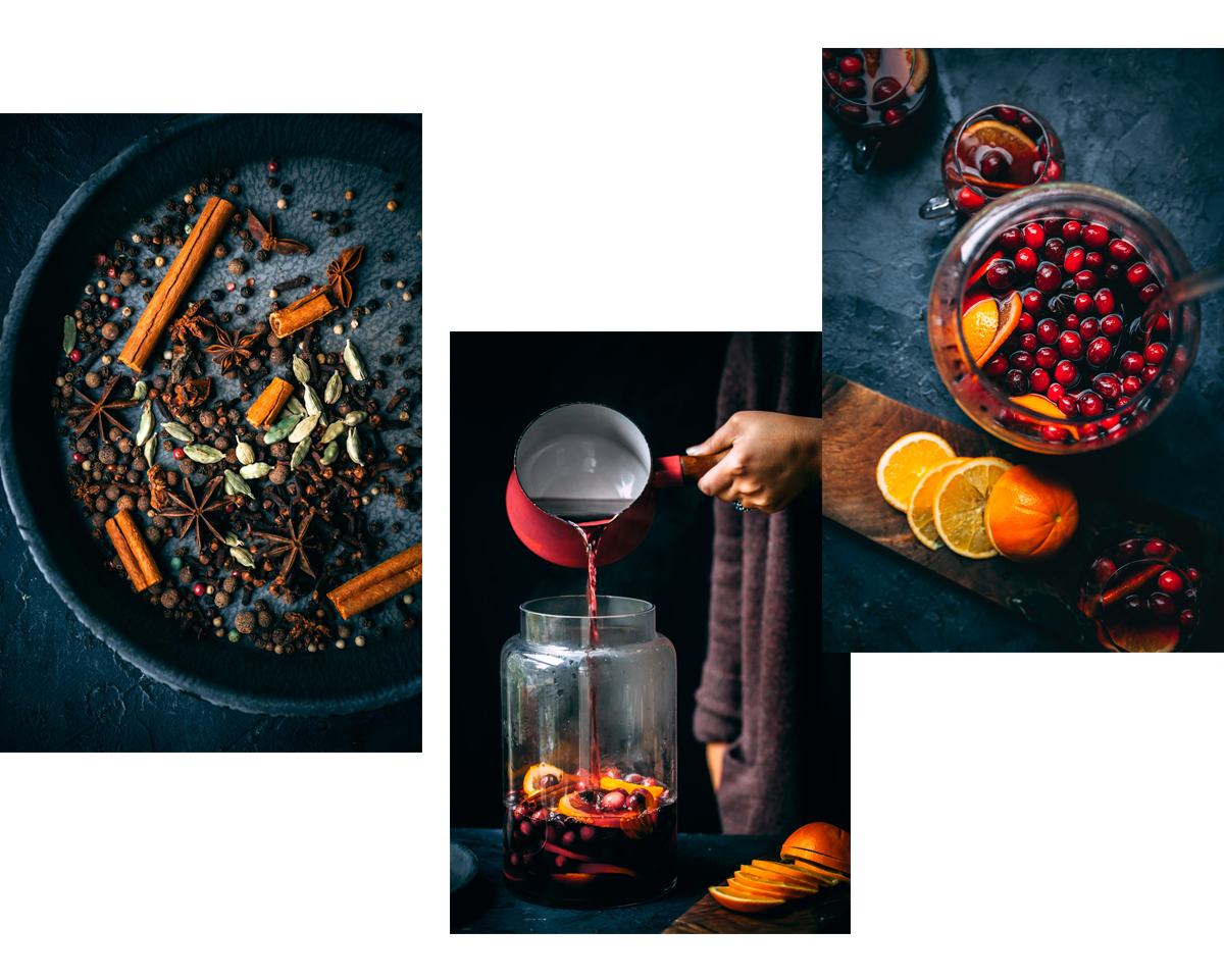 Cranberry Molasses Mulled Wine Big Batch Punch Recipe