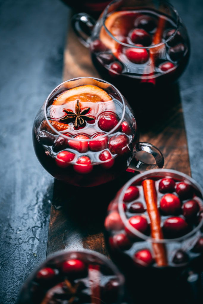 cranberry molasses mulled wine