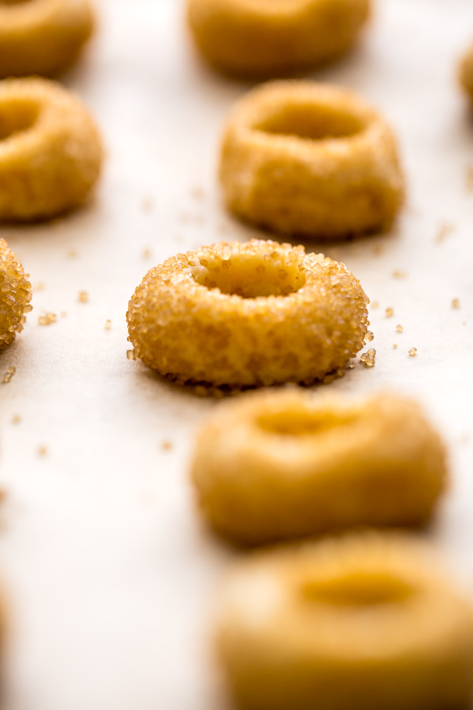 Shortbread Thumbprint Cookies with Cardamom Orange Caramel