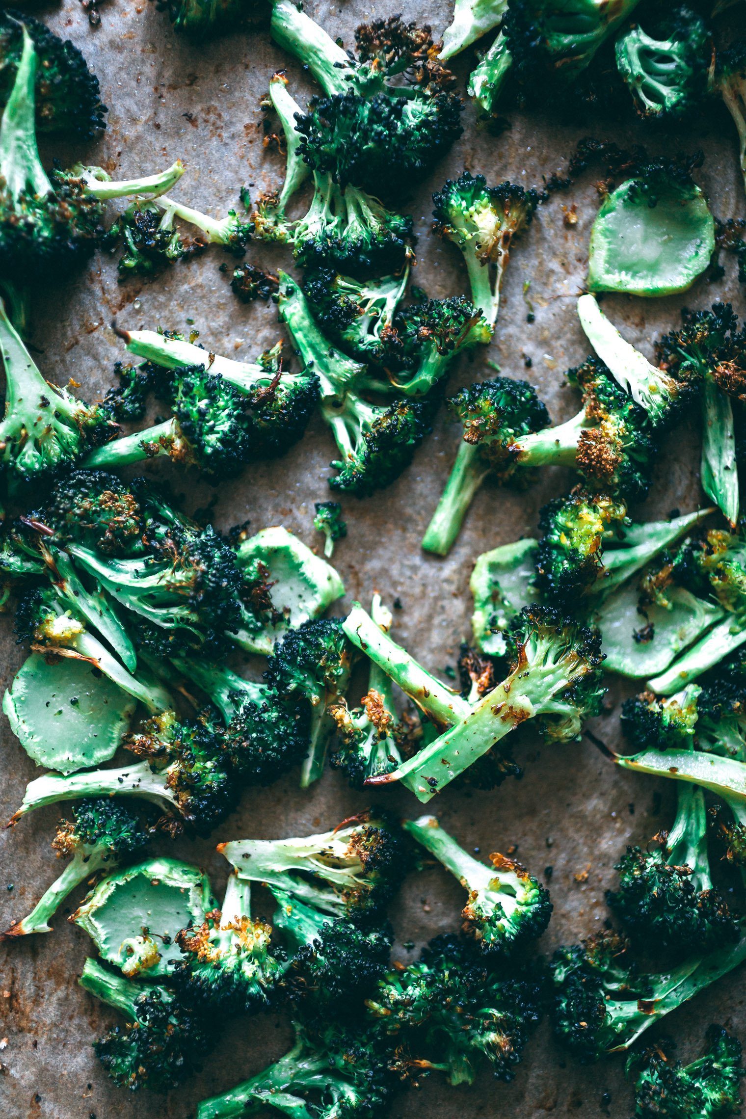 Roasted Broccoli and Cheddar with Crispy Quinoa