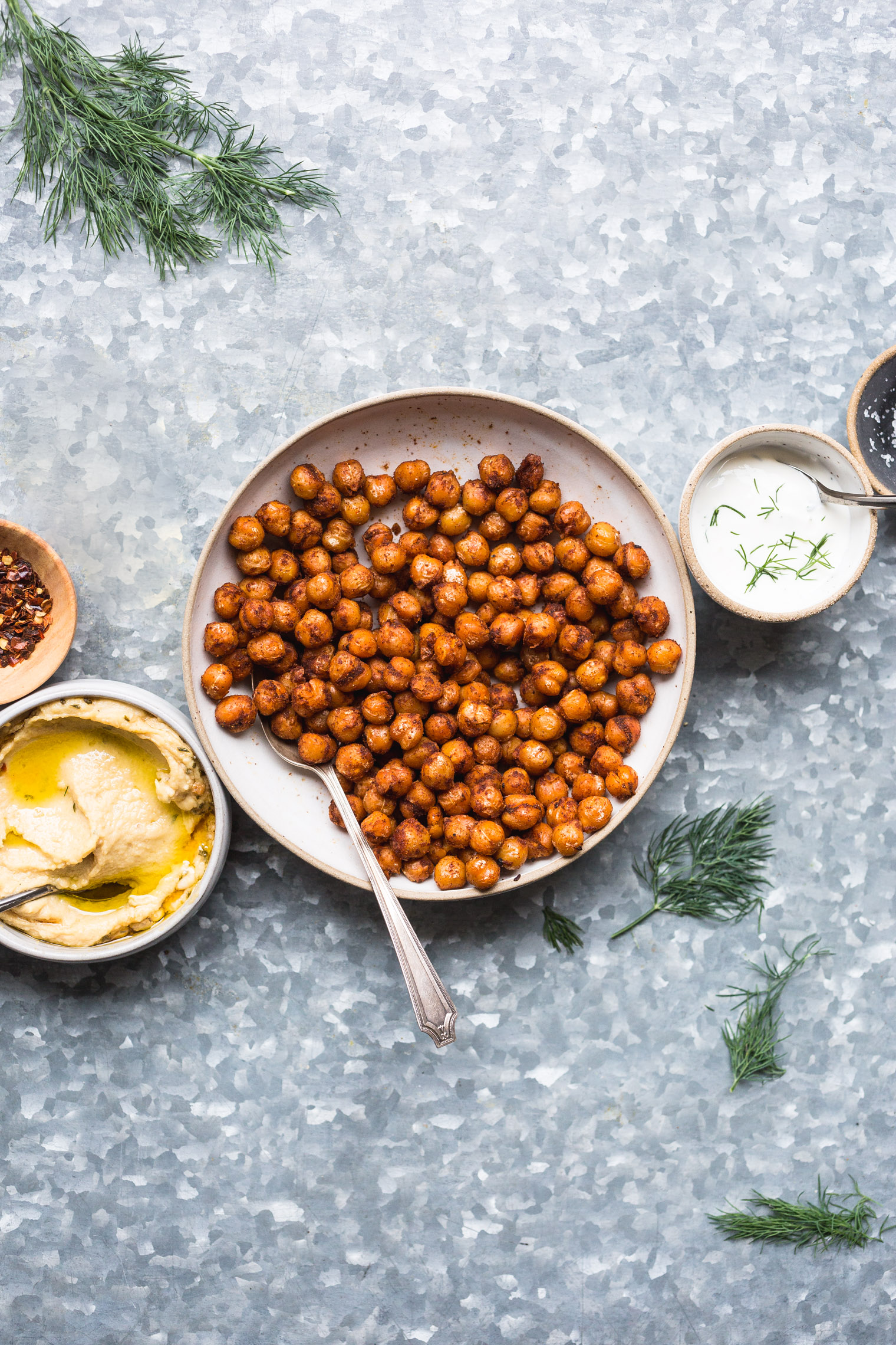 Chickpea Shawarma Flatbread