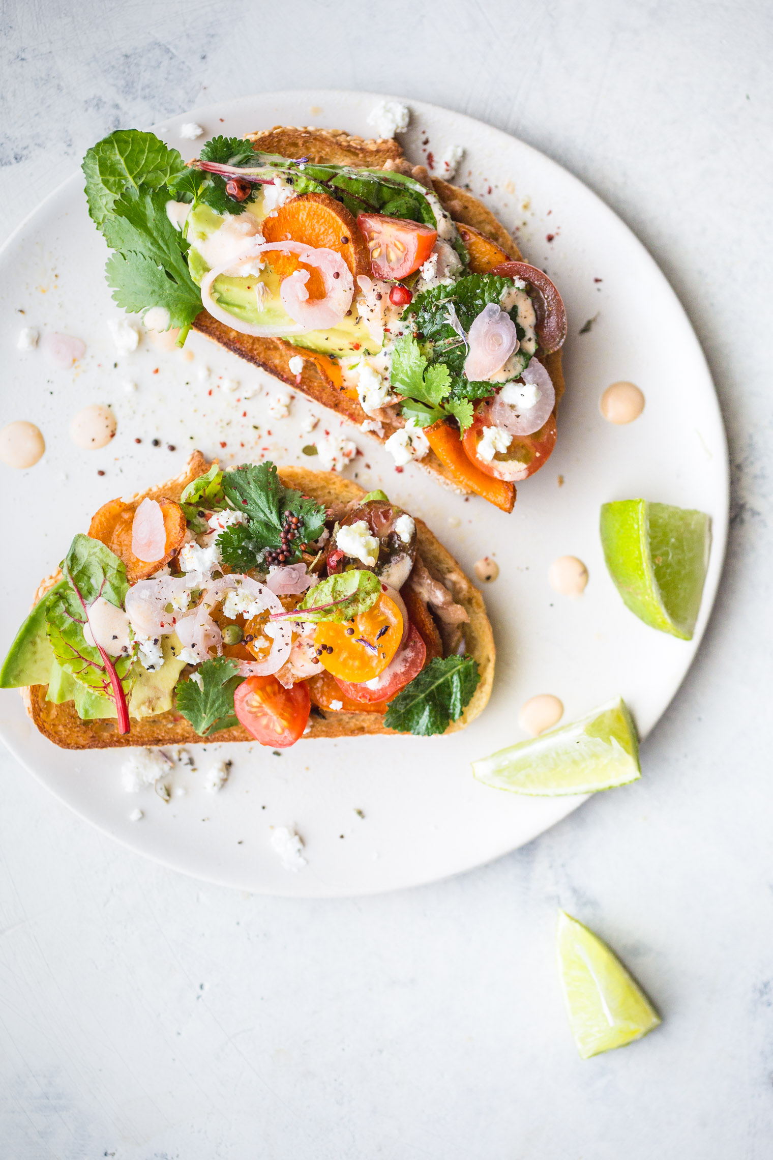 Open-Faced Sweet Potato Tortas