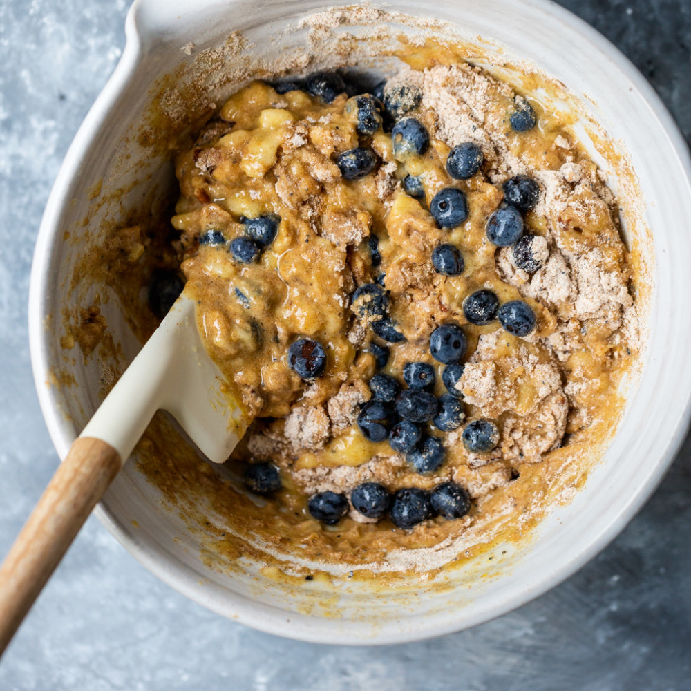 Banana Blueberry Chocolate Chip Muffins Vegetarian 'Ventures