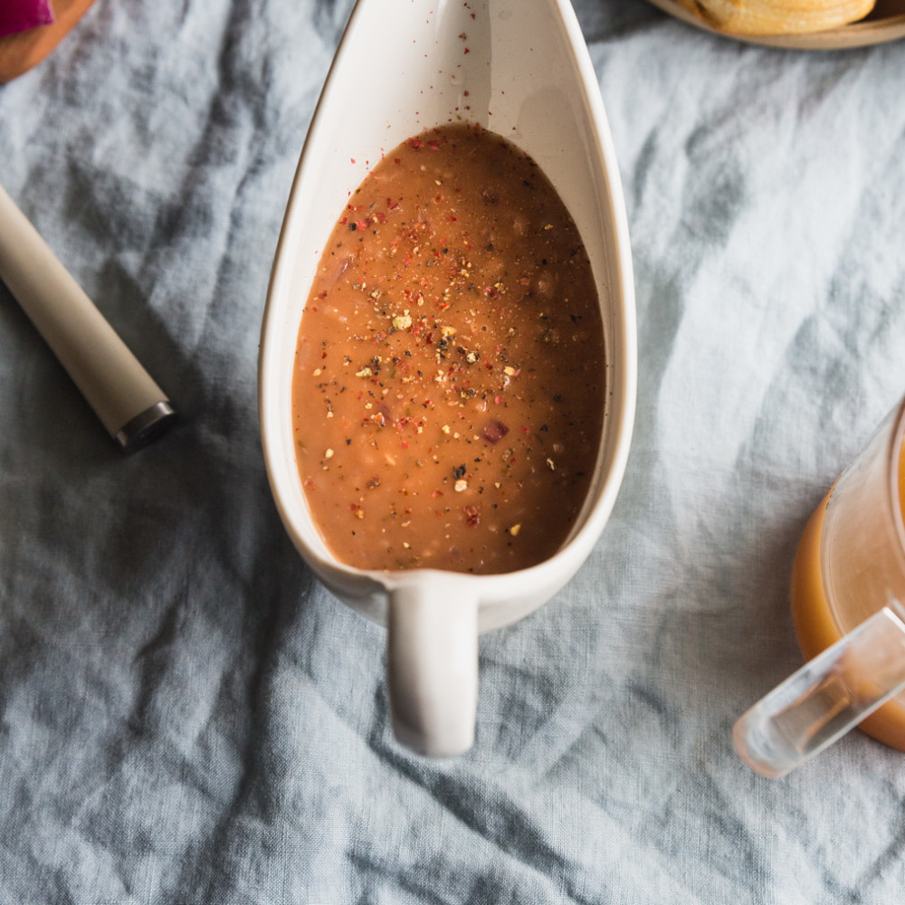 Apple Cider Gravy From Now and Again cookbook