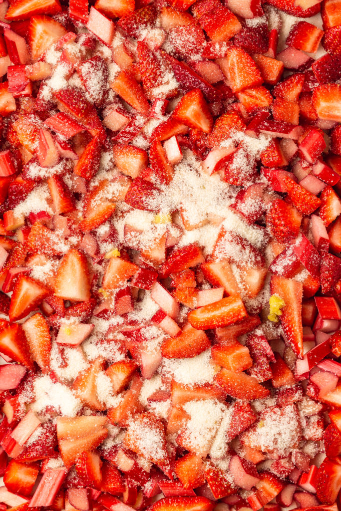 strawberry rhubarb crisp filling 