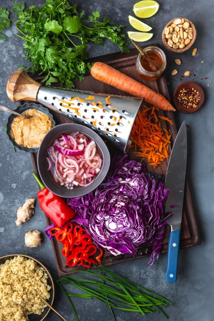 thai quinoa salad ingredients