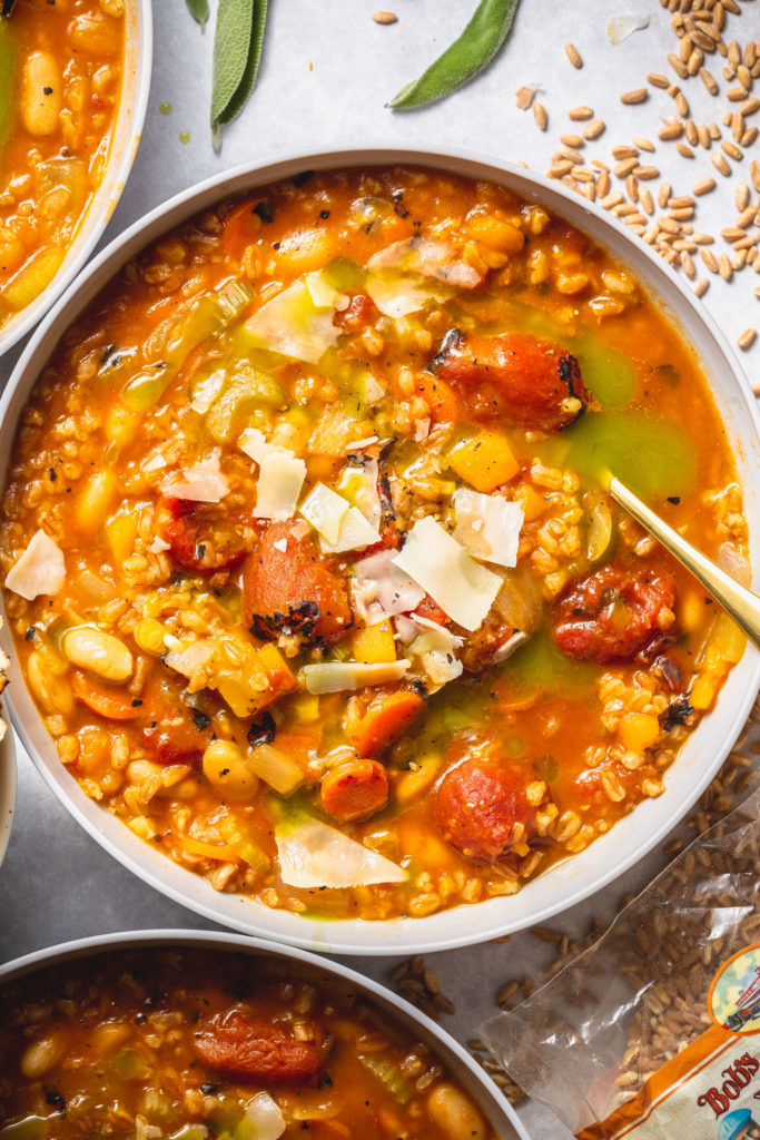 butternut squash farro