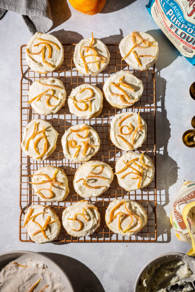 Cardamom Orange Sour Cream Cookies