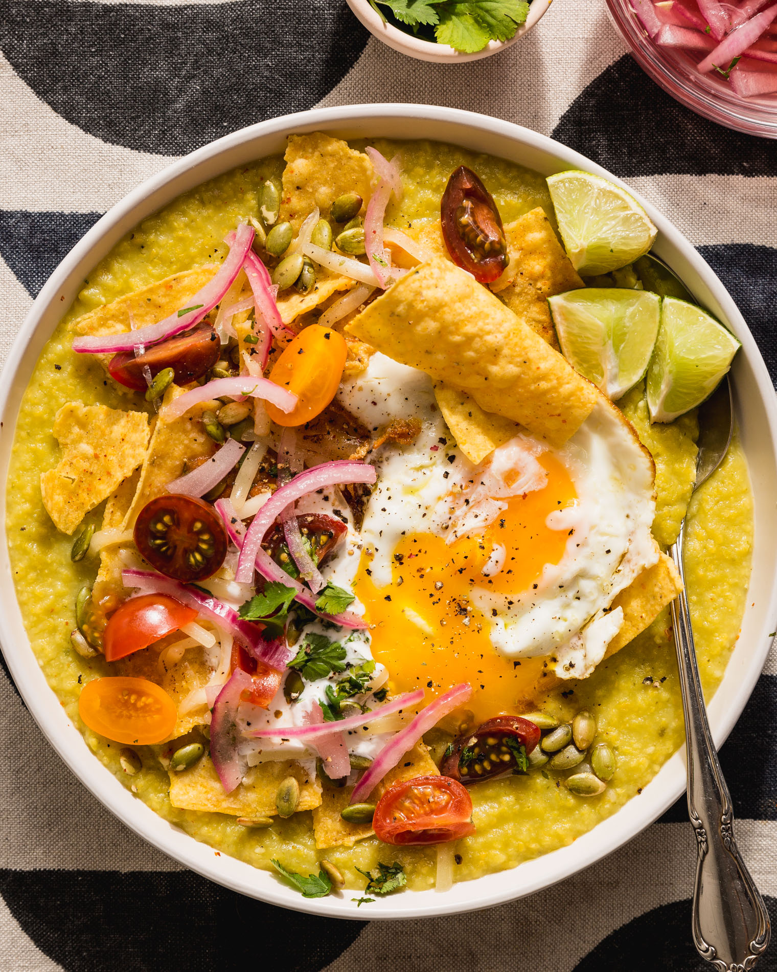 White Cheddar & Poblano Polenta